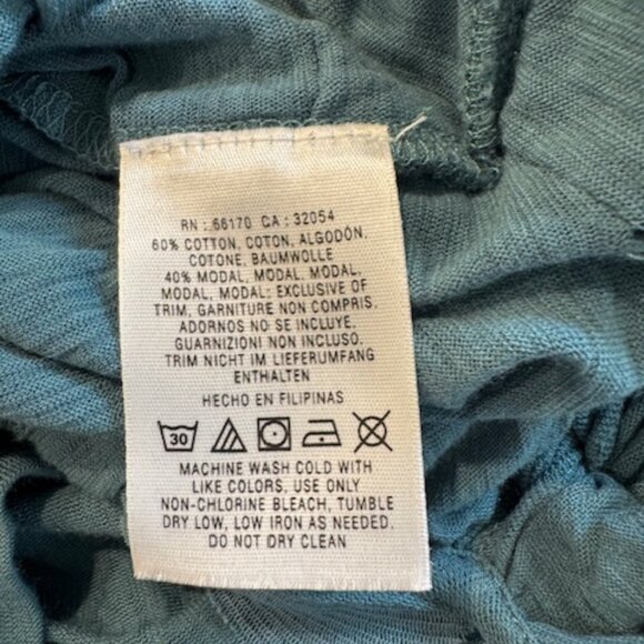 Vanessa Virginia for Anthropologie Teal Tank, Size Small - Picture 5 of 7